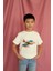 Erkek Çocuk Pamuk Uçak Baskılı Kısa Kol Tshirt 3