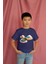 Erkek Çocuk Pamuk Uçak Baskılı Kısa Kol Tshirt 3
