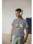 Erkek Çocuk Pamuk Uçak Baskılı Kısa Kol Tshirt 1