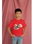 Erkek Çocuk Pamuk Uçak Baskılı Kısa Kol Tshirt 3