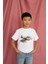 Erkek Çocuk Pamuk Uçak Baskılı Kısa Kol Tshirt 3