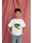 Erkek Çocuk Pamuk Veggie Baskılı Kısa Kol Tshirt 3