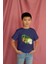 Erkek Çocuk Pamuk Veggie Baskılı Kısa Kol Tshirt 3