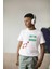 Erkek Çocuk Pamuk Uzay Baskılı Kısa Kol Tshirt 1