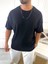 T-Shirt Nefes Alabilen Terletmez Bisiklet Yaka Tshirt Oversize Desenli Bol Kesim Tişört 5