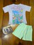 My Fav Places Mor 2 Li Takım T-Shirt Şort 4