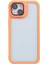 iPhone 14 Için Kickstand Kılıf Koruyucu Tpu+Pc Telefon Kapağı-Turuncu (Yurt Dışından) 1