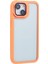iPhone 14 Için Kickstand Kılıf Koruyucu Tpu+Pc Telefon Kapağı-Turuncu (Yurt Dışından) 3