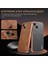 Azns iPhone 14 Plus Kılıf Timsah Dokulu Pu+Tpu Darbeye Dayanıklı Telefon Kapağı-Kahverengi (Yurt Dışından) 2