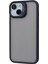 iPhone 13 Için Kılıf Lens Çerçeve Braketi Tpu+Pc Darbeye Dayanıklı Telefon Kapağı-Siyah (Yurt Dışından) 3
