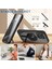 iPhone 15 Pro Için Kılıf Kickstand Silikon+Pc Telefon Kılıfı Grafen Isı Dağılımı-Siyah (Yurt Dışından) 2