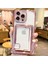 iPhone 13 Pro Max Için Kılıf Galvanik Tpu Şok Emici Telefon Kapağı, Kart Tutuculu-Pembe (Yurt Dışından) 1