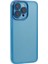 Dksm Serisi iPhone 13 Pro Kılıf Elektroliz Kamera Çerçevesi Tpu Telefon Kapağı-Şeffaf Mavi (Yurt Dışından) 1