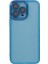 Dksm Serisi iPhone 12 Pro Kılıf Elektroliz Kamera Çerçevesi Tpu Telefon Kapağı-Şeffaf Mavi (Yurt Dışından) 2