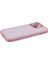 Dksm Serisi iPhone 14 Kılıf Elektroliz Kamera Çerçevesi Tpu Telefon Kapağı-Şeffaf Pembe (Yurt Dışından) 5