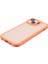 iPhone 13 Için Kılıf Lens Çerçeve Braketi Tpu+Pc Darbeye Dayanıklı Telefon Kapağı-Turuncu (Yurt Dışından) 5