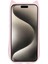 Jtw Serisi iPhone 15 Pro Için Tpu Kılıf Epoksi Glitter Pullarda Tpu Telefon Kapağı Kedi Kulak Tasarımı-Şeffaf Pembe (Yurt Dışından) 2