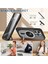 iPhone 15 Pro Için Kılıf Kickstand Silikon + Pc Telefon Kılıfı Grafen Isı Dağılımı-Gümüş (Yurt Dışından) 2
