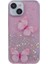 Wanlonfeng Aw Serisi iPhone 15 Plus Kılıf Parıltılı Bling Tpu Telefon Kılıfı Hd Filmli-Pembe (Yurt Dışından) 3