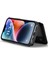 Jeehood iPhone 14 Kılıf Kart Tutucu Kickstand Deri+Tpu Telefon Kapağı-Siyah (Yurt Dışından) 4