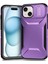 iPhone 14 Plus/15 Plus Kılıf Camshield Tpu+Pc Telefon Kılıfı Darbeye Dayanıklı Toz Geçirmez-Mor (Yurt Dışından) 1