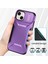 iPhone 14 Plus/15 Plus Kılıf Camshield Tpu+Pc Telefon Kılıfı Darbeye Dayanıklı Toz Geçirmez-Mor (Yurt Dışından) 2