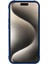 iPhone 13 Kılıf Lens Çerçevesi Kickstand Pc+Tpu Kaymaz Kenar Telefon Kapağı-Koyu Mavi (Yurt Dışından) 2