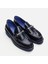 01Ayh291740A680  Deri Lacivert Kadın Loafer 2