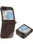 Samsung Galaxy Z Flip 6 Pu Deri Handy Standı Kart Yuvaları Kapak (Yurt Dışından) 5