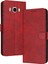 Samsung Galaxy J7 2016 Saf Renk Için Flip Case Kart Yuvası ile Pu Deri (Yurt Dışından) 1