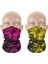 2'li Set Bandana Erkek Bandana Kadın Bandana Motosiklet Bandana Boyunluk Balaklava Outdoor Maske 3