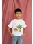 Erkek Çocuk Pamuk Premium Palmiye Baskılı Kısa Kol Tshirt 3