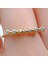 Sıra Taşlı Çerceveli Swarovski Taşlı 925 Ayar Gümüş Kadın Yüzük 4