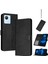 Toka Pu ile Kart Yuvası Saf Renk ile Realme C30/C30S Için Flip Case (Yurt Dışından) 1