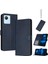 Toka Pu ile Kart Yuvası Saf Renk ile Realme C30/C30S Için Flip Case (Yurt Dışından) 1