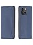 IPhone 15 Için Flip Case Çok Renkli Manyetik Cüzdan Iş Çoklu Kart Pu (Yurt Dışından) 5