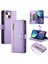 IPhone 13 Mini Çok Fonksiyonlu Kart Yuvaları Bilek Kayışı Cüzdan Için Flip Case (Yurt Dışından) 1