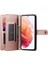 Samsung Galaxy S21 Bilek Kayışı Çok Fonksiyonlu Kart Yuvaları Için Flip Case (Yurt Dışından) 5