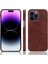 IPhone 15 Için Retro Durumda Pro Retro Anti Scratch Uyumluluk Lychee Kapak (Yurt Dışından) 2