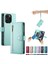 IPhone 15 Için Flip Case Pro Bilek Kayışı Kickstand Çok Fonksiyonlu Kart (Yurt Dışından) 3
