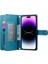 IPhone 14 Için Flip Case Pro Max Bilek Kayışı Kickstand Cüzdan Bölmesi (Yurt Dışından) 3