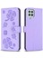 Samsung Galaxy A22 4g Çok Renkli Pu Deri Cüzdan Yonca Için Flip Case (Yurt Dışından) 5