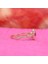 Oval Ruby Taşlı Yanları Zirkon Taşlarla Süslemeli Işıltılı 14 Ayar Altın Kadın Yüzük 5