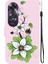Oppo A60 4g Pu Deri Cüzdan Için Kılıf Kelebek Çiçek Boyalı Manyetik (Yurt Dışından) 5