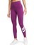 Sportswear Club High-Rise Leggings Yüksek Belli Pamuklu Mor Tayt 1