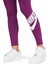 Sportswear Club High-Rise Leggings Yüksek Belli Pamuklu Mor Tayt 3