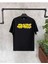 Yellow Smile Baskılı Siyah Erkek Tshirt 1