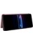 Sony Xperia Pro-I Deri Folio Flip Case Için Kılıf Manyetik Karbon Fiber (Yurt Dışından) 4