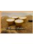Mumluk Cupcake Altın Renk Beyaz Mum 4