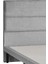 Niron Slim Baza ve Başlık Takımı - 200X200 Çift Kişilik Kumaş Kaplı Metal Karyola ve Başlık Seti 4